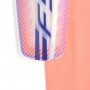 Caneleira Adidas F50 League - Branco/Roxo/Laranja